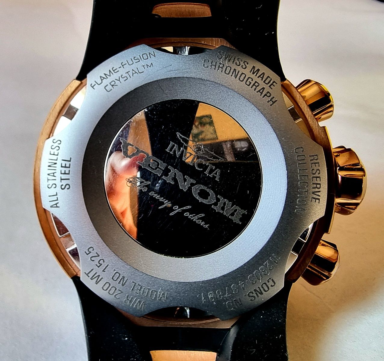 Коллекционные швейцарские часы Invicta Venom Reserve 1525 (Swiss Made)