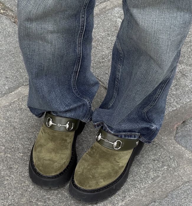 Gucci обувки от велур