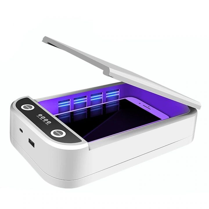 Uv стерилизатор, който парфюмира, с функция за зареждане на телефон