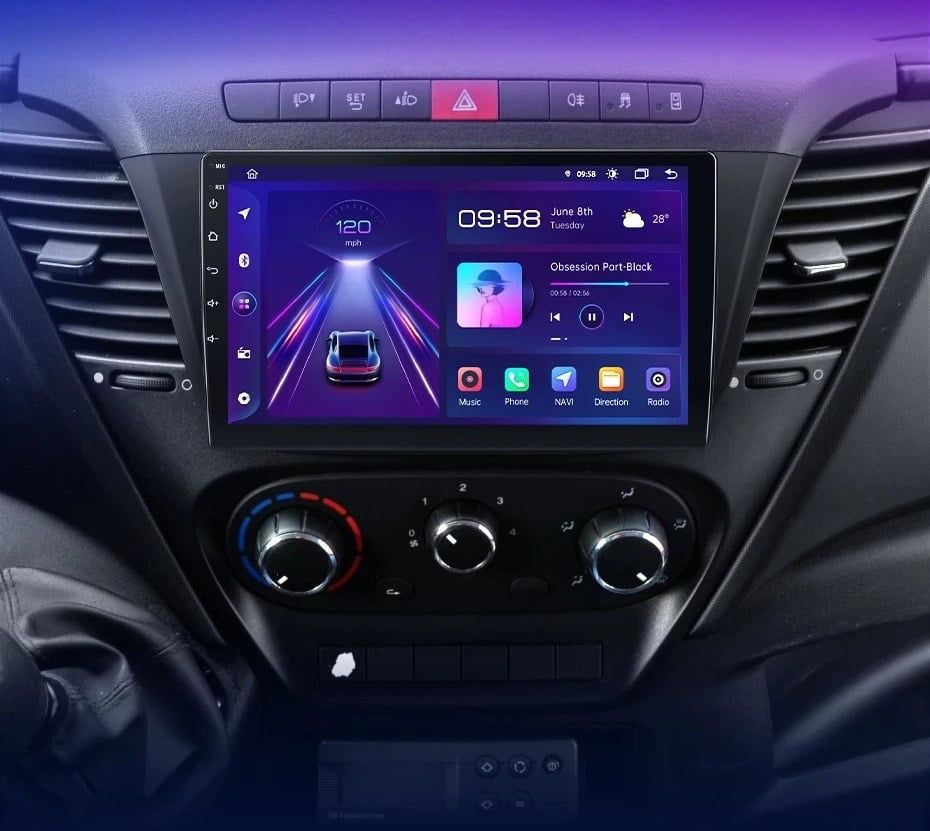 Navigatie Iveco Daily, Android 12, Carplay Wireless , Android auto