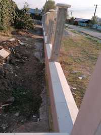 Intervale gard beton
