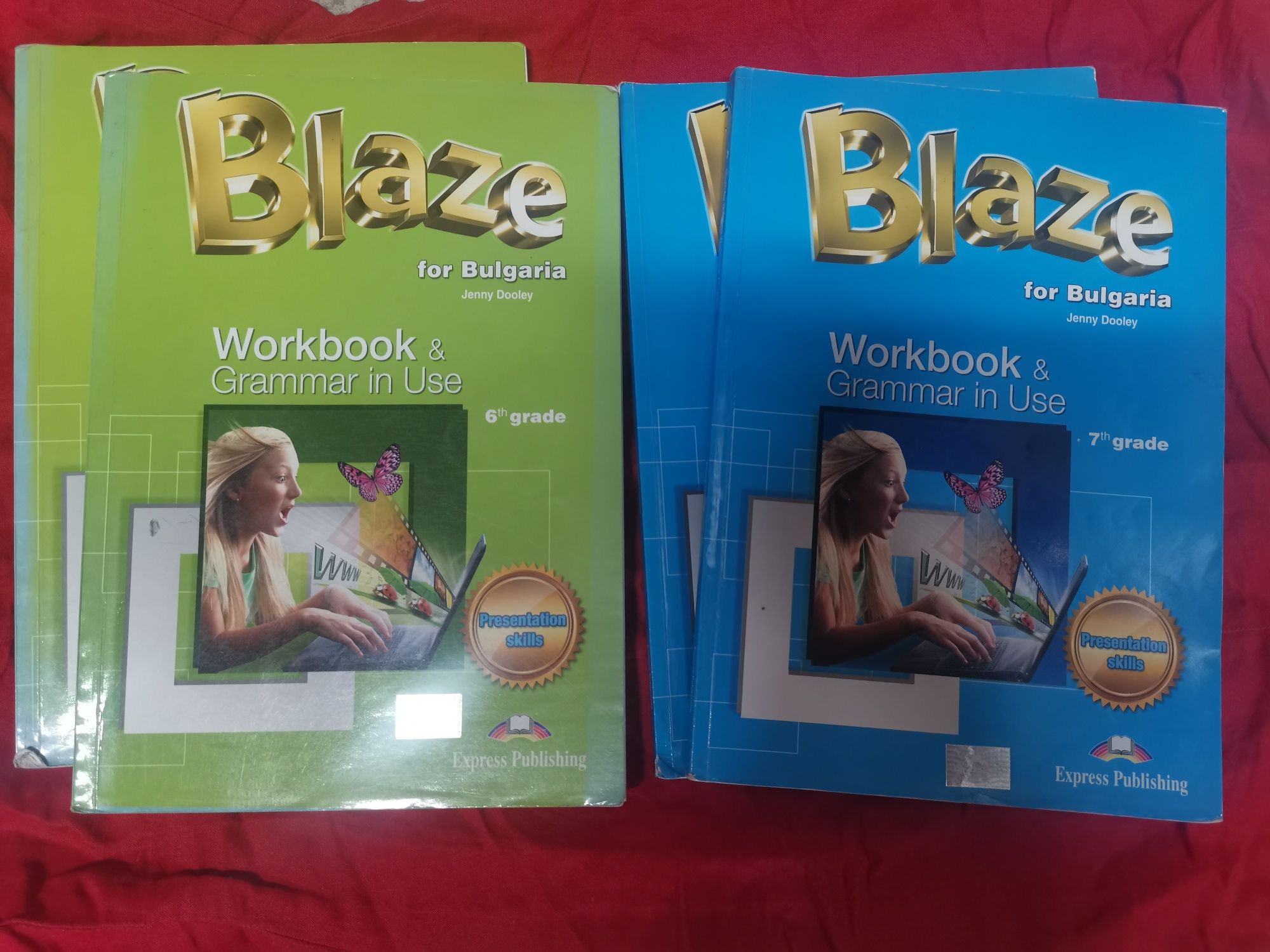 Express publishing Blaze 6-th,7-th grade, учебници по английски език