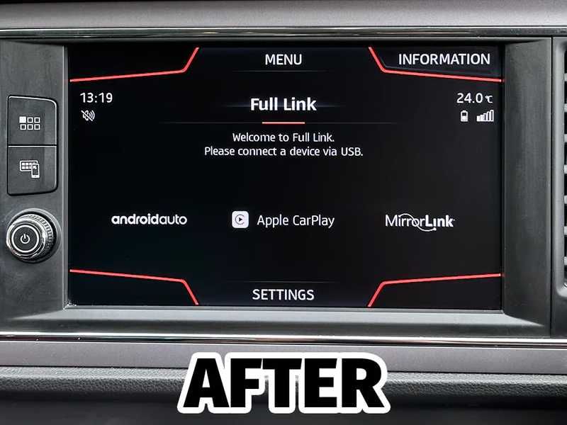 SEAT FullLink Apple CarPlay Android Auto SEAT Leon Ateca Arona Tarraco