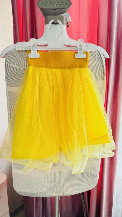Юбка желтая для девочек