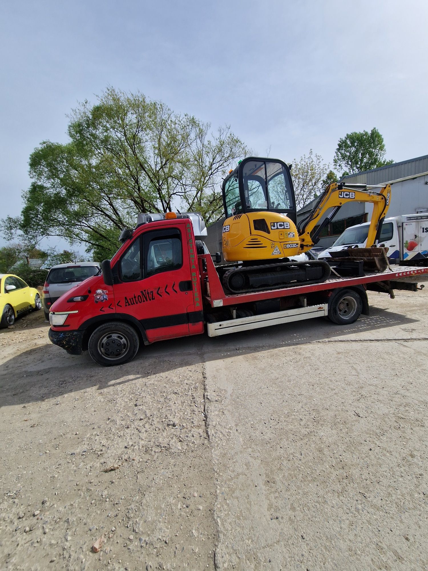 Inchiriere Buldoexcavator Utilaje Bobcat