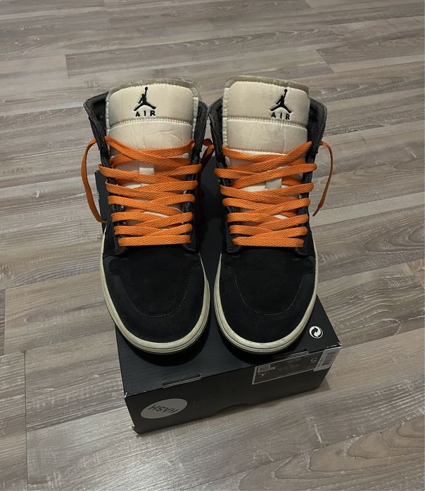 Air Jordan 1 Mid Anthracite Light Olive