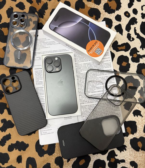 iPhone 16 Pro 5G, 128GB, Black Titanium