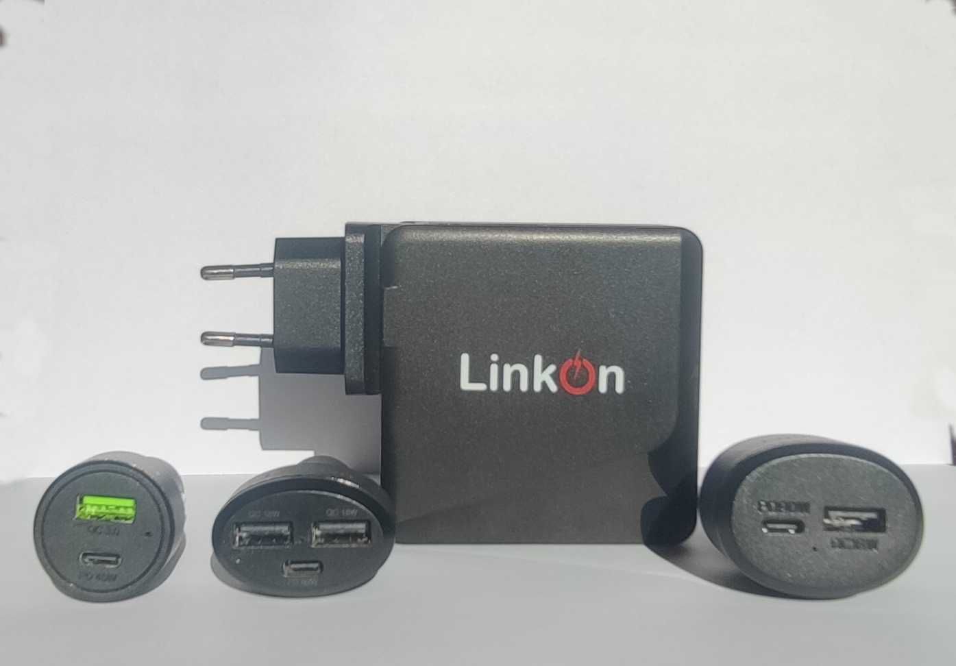 Лот Зарядни LinkOn 166W, 165W, 130W, 112W, 84W, 63W, 45W за лаптопи