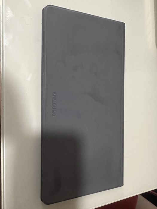 Husa Cu Tastatura Samsung Galaxy Tab A7, Book Cover Bluetooth, Gri