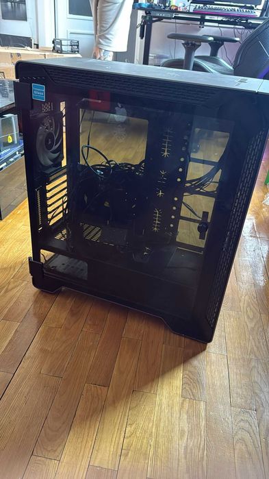 Carcasa Thermaltake A500 Tempered Glass, Mid-Tower, ATX, Black
