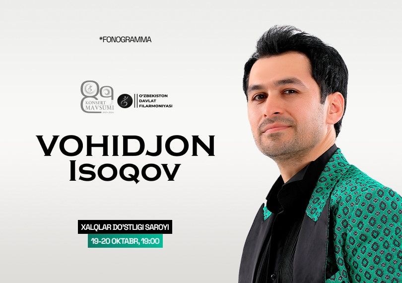 Vohidjon Isoqov Yakkaxon Honanda ijodkor oʻzining navbatdagi konserti