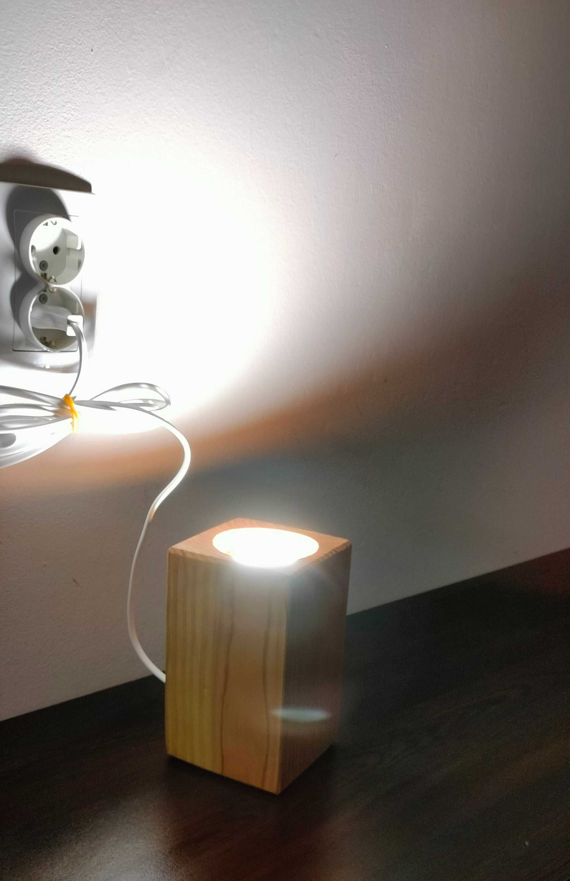 Настолна LED лампа / нощна LED лампа / ръчна изработка