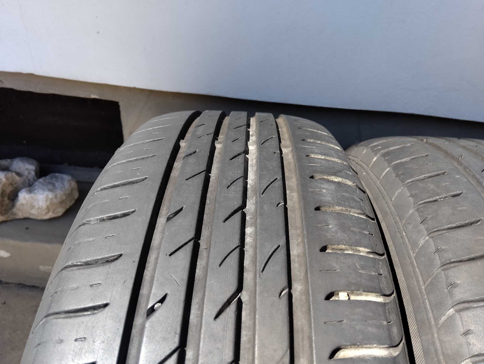 Jante HYUNDAI 5x114,3 pe 16, cu anvelope vara 215 65 16 dot 2021