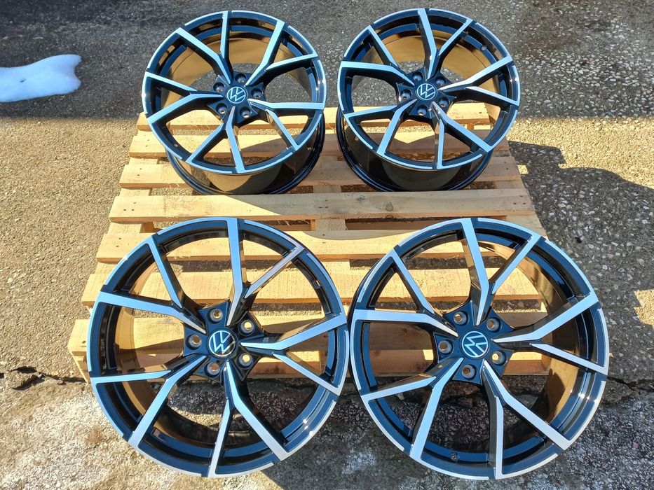 18"Vw Golf Passat Tiguan 8j et40 Estroil Black Diamond Seat Audi Škoda