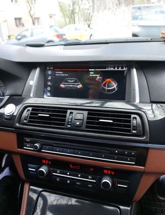 Navigatie Android Carplay BMW F10 F11 seria 5 Waze YouTube
