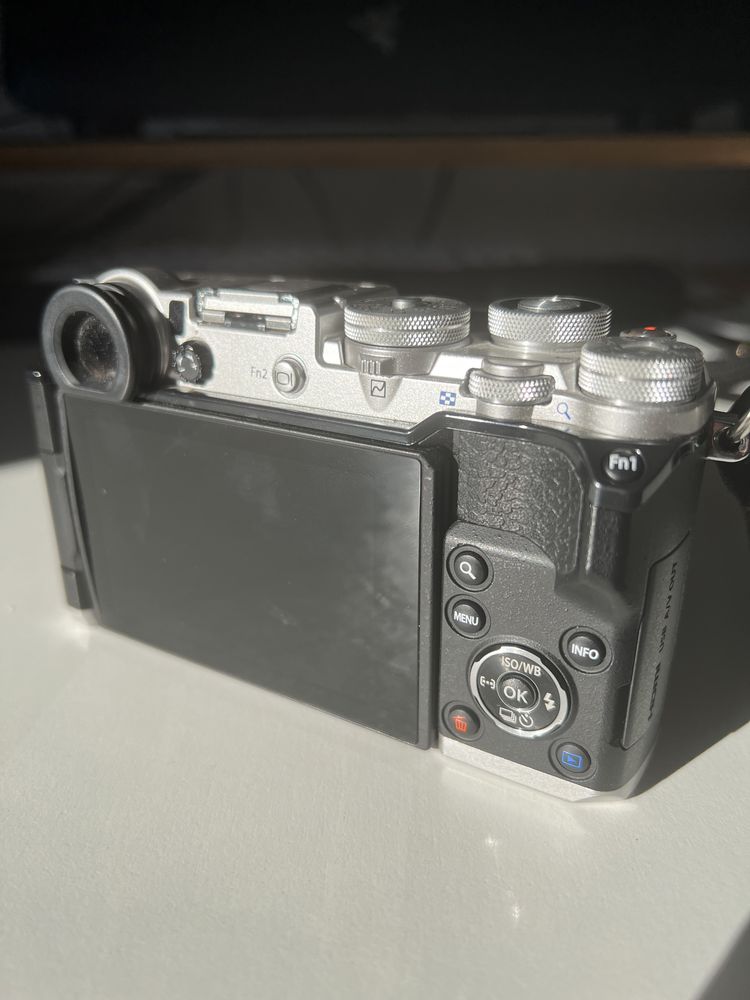 Olympus PEN-F Digital Camera with Olympus 12mm f/2.0 Lens