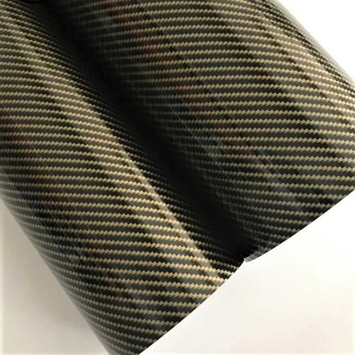 Folie Carbon PREMIUM 9D 1,5m x 1m, negru,rosu,portocaliu,verde,auriu