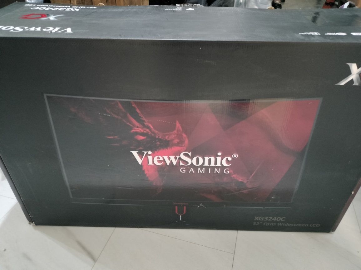 Monitor ViewSonic Gaming 32" QHD 144Hz Curbat XG3240C