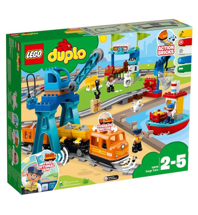 LEGO DUPLO Товарен влак 10875, 105 части