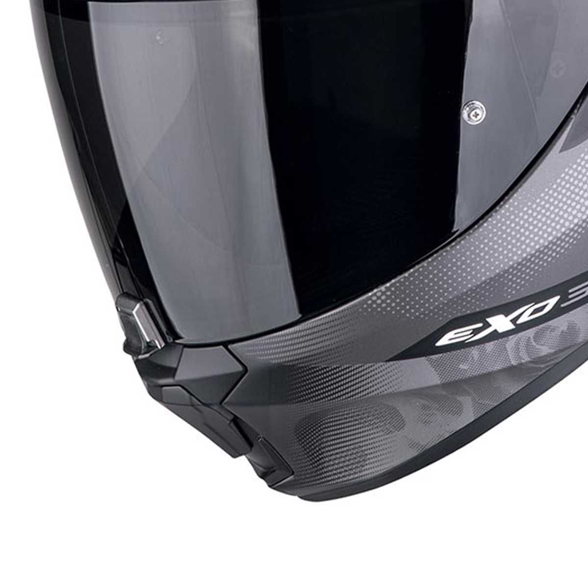 Каска SCORPION EXO 391 Ava Mat/Black/Silver Размер L
