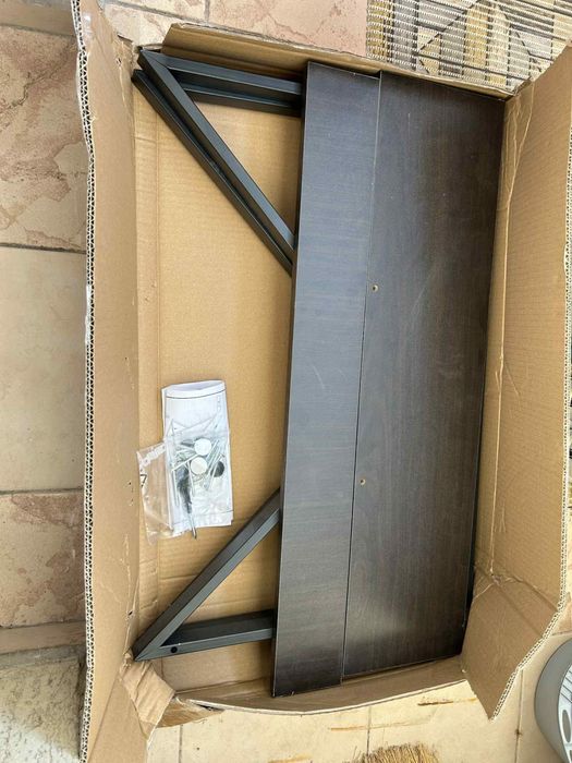 Бюро с метални крака 100х60 см