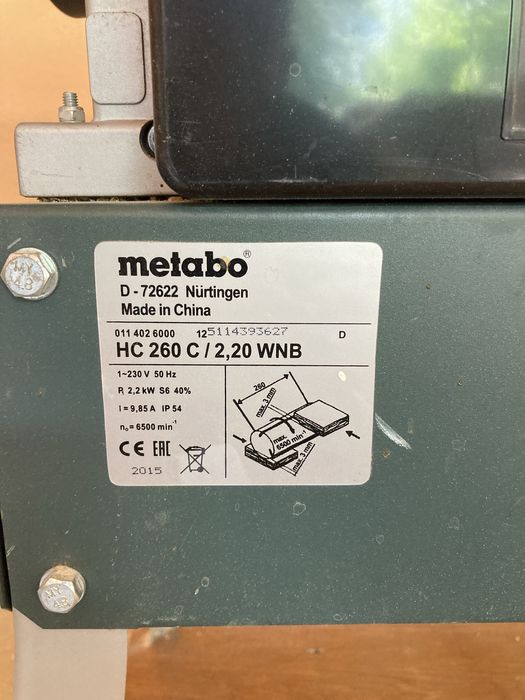 Masina rindeluit si degrosat Metabo hc 260