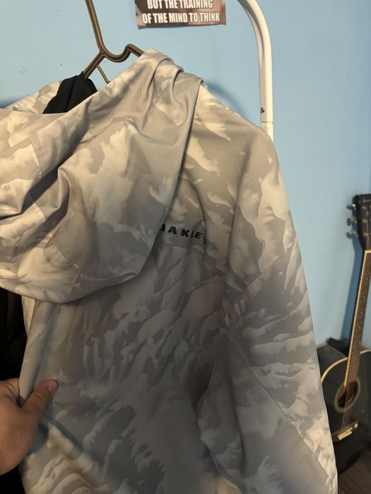 Oakley TC Earth Ski Jacket Shell Grey Mountain Tie Dye