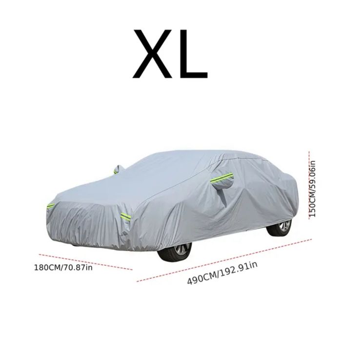 Prelata Husa Auto Protectie UV Vara  Iarna Respirabila Marimi M L XL