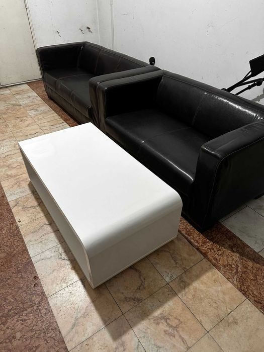 Masuta de cafea fixa, alba