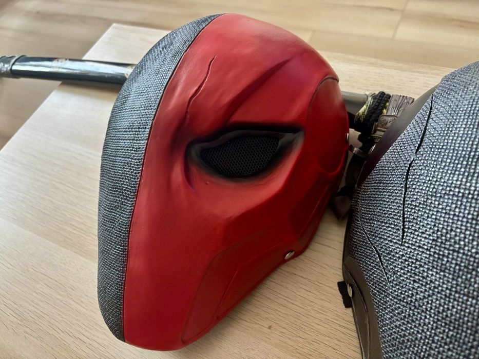 Маска DEATHSTROKE Red Hood Outlaw Kabuki Big Hero 6 Yokai Cosplay