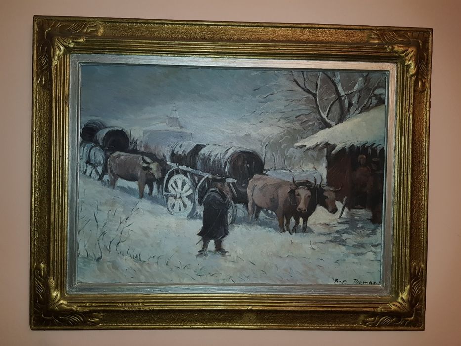 Car cu boi-reproducere Theodor Aman