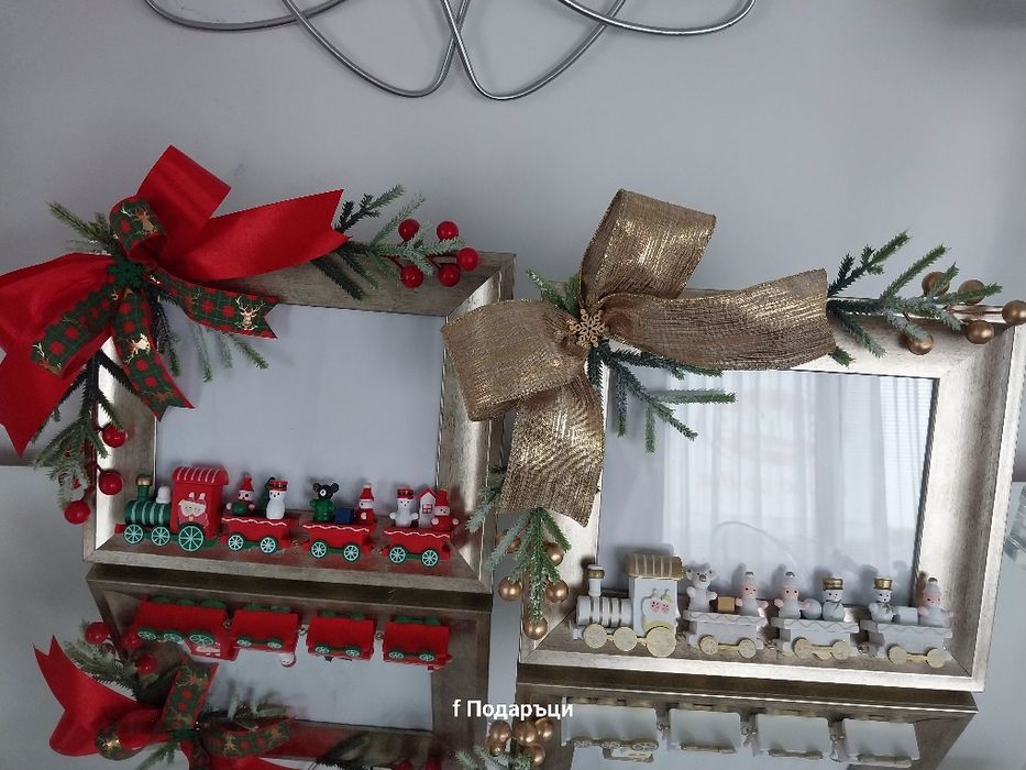 Подарък за Коледа, Коледна кутия, подаръчна кутия, Коледен венец