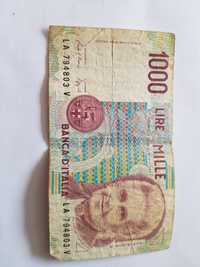 Bancnotă de 1000 lire italiene din 1990