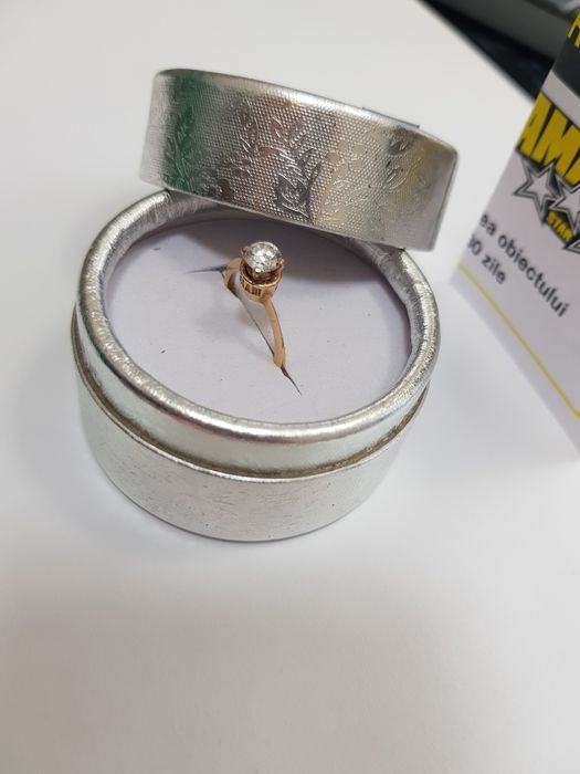 Inel logodna 14k(cdc)staramanet