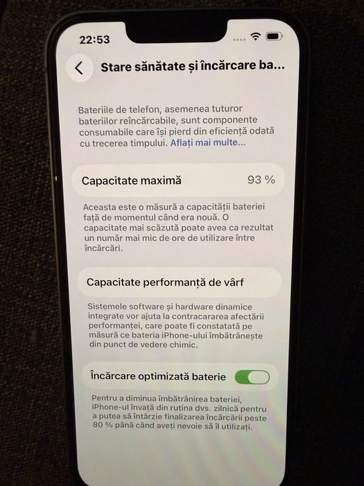 Iphone 14 128 GB ca nou tinut in husa si cu protectie pe ecran