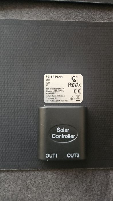 Преносим слънчев панел Froyak 10w, батерия