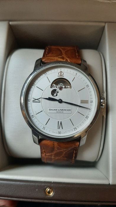 Baume mercier 65558 open heart 42mm full box impecabil