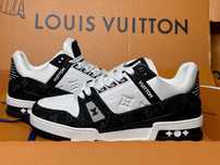 Louis Vuitton Trainer Black White LV Adidasi - OFERTA