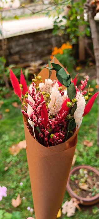 Букет от сухи цветя