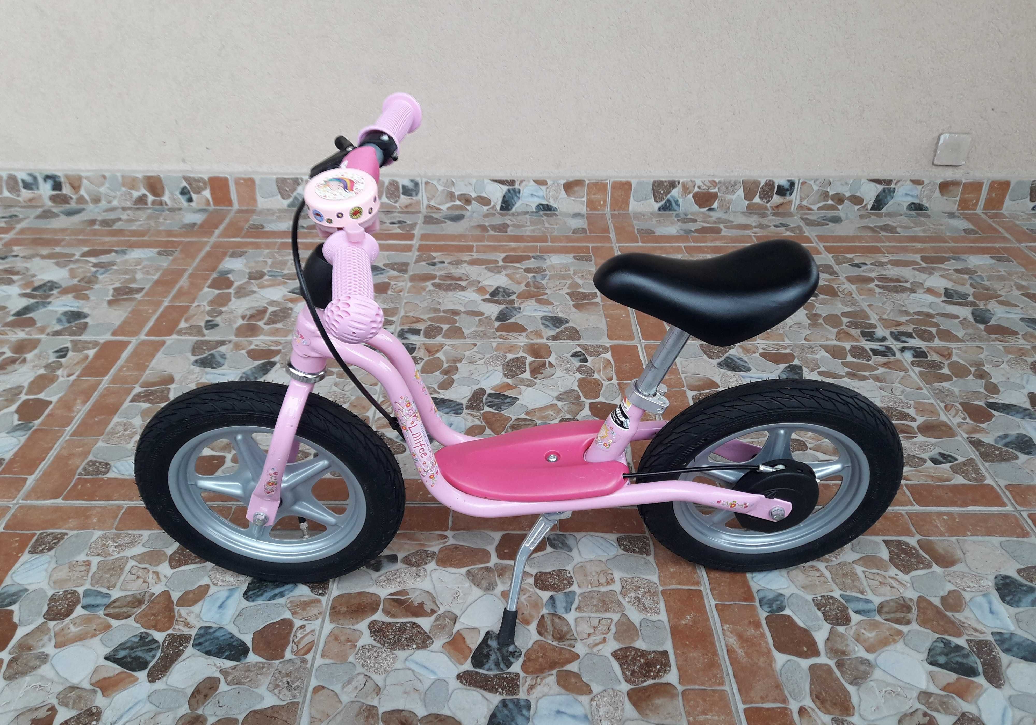 Bicicletă copii fără pedale PUKY LR 1L, Prinzessin Lillifee - roz