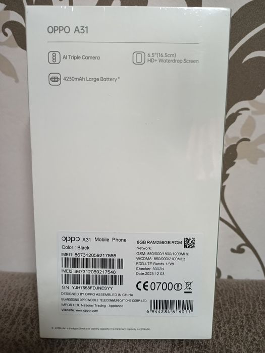 ОРРО А31 8/256 Гб
