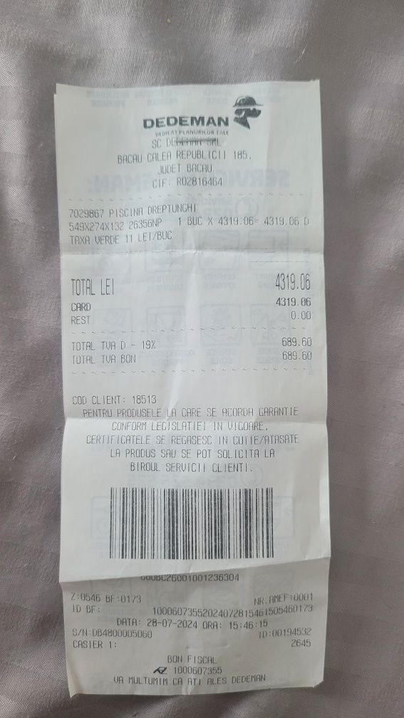 Piscina cu cadru metalic Intex, dreptunghiulara, cu pompa de filtrare