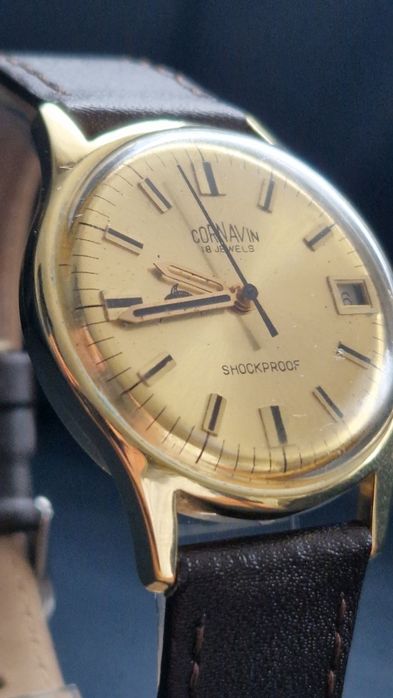 Cornavin Dolphin 1950 Placat cu aur-Impecabil