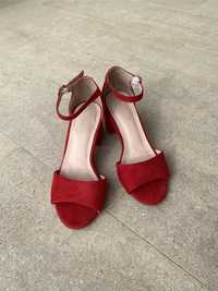 Pantofi / Sandale noi, rosii, marimea 35