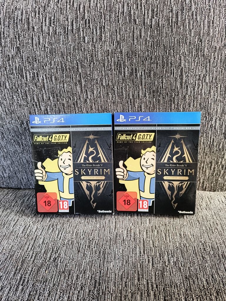 Elder Scrolls Skyrim Anniversary edition, Fallout 4 Goty PS4, PS5