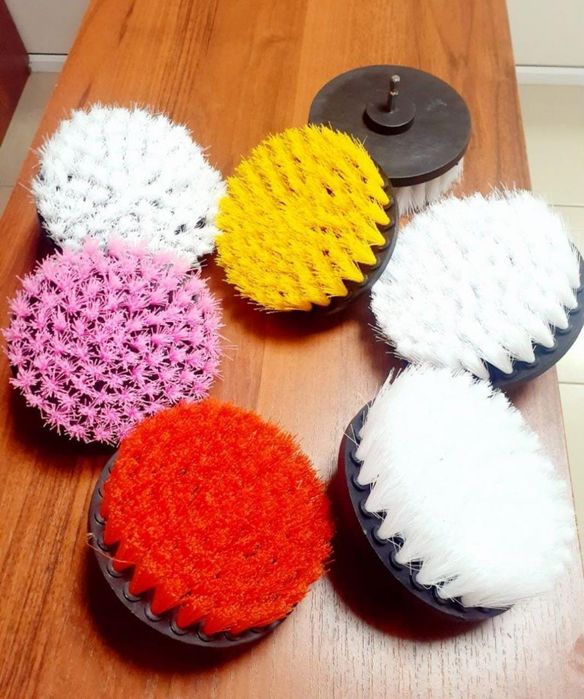 Щётки на дрель для химчистки