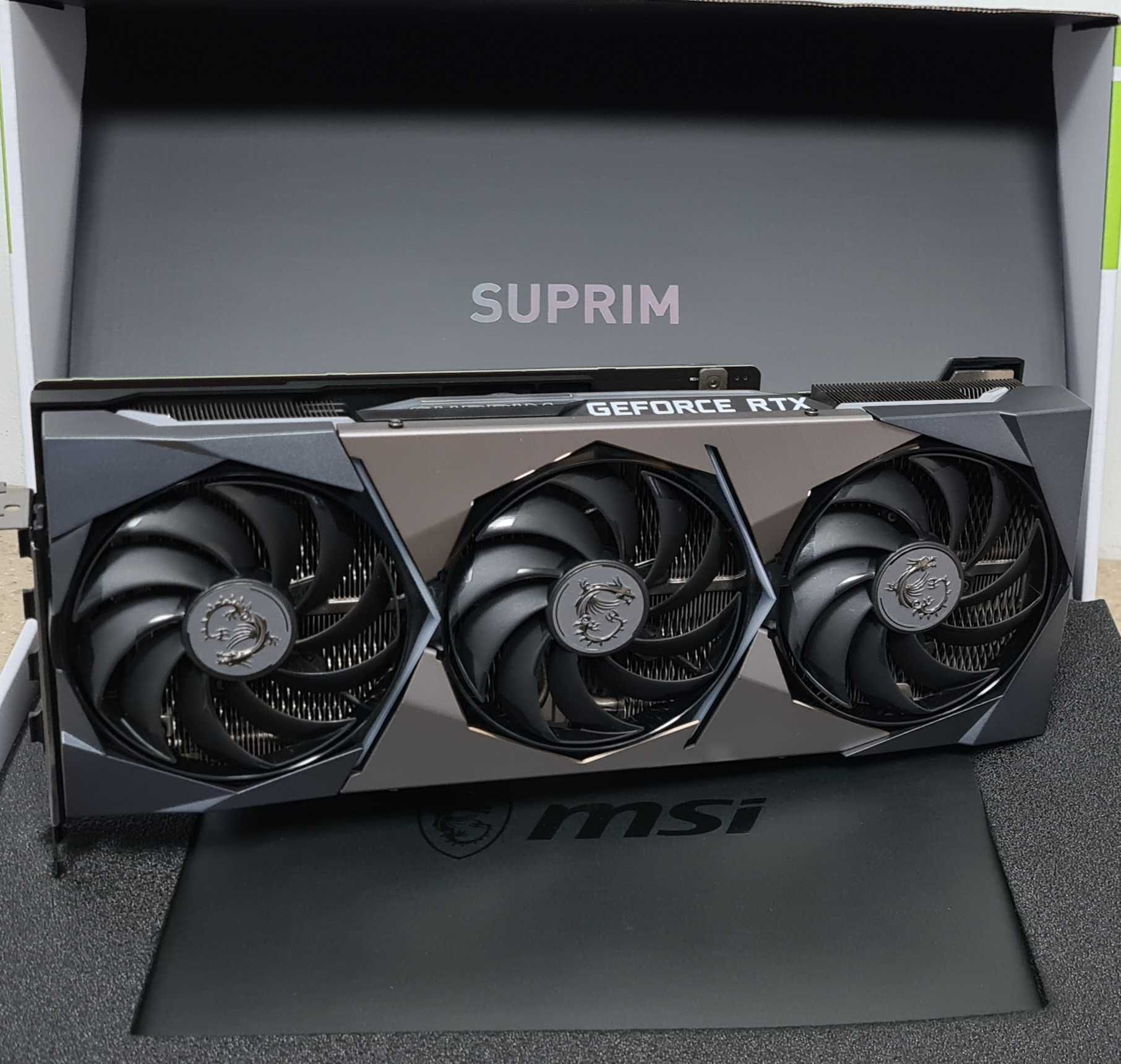 Placa video MSI GeForce RTX 3080 SUPRIM X 10GB