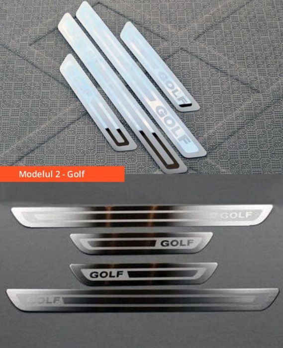 Ornamente INOX praguri (9 modele) - VW Golf, Passat, Jetta, Scirocco
