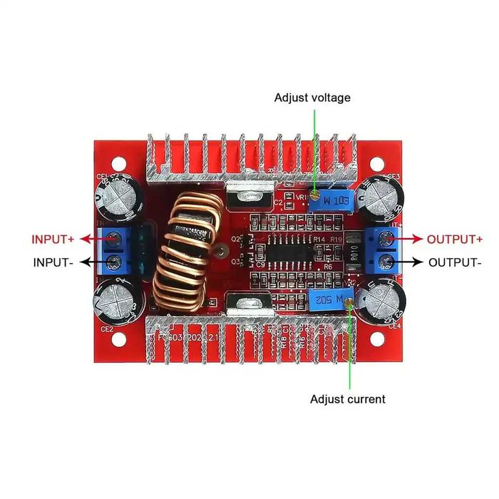 Modul Step-up Boost DC-DC 400W  Ridicător Tensiune 8.5V-50V la 10V-60V