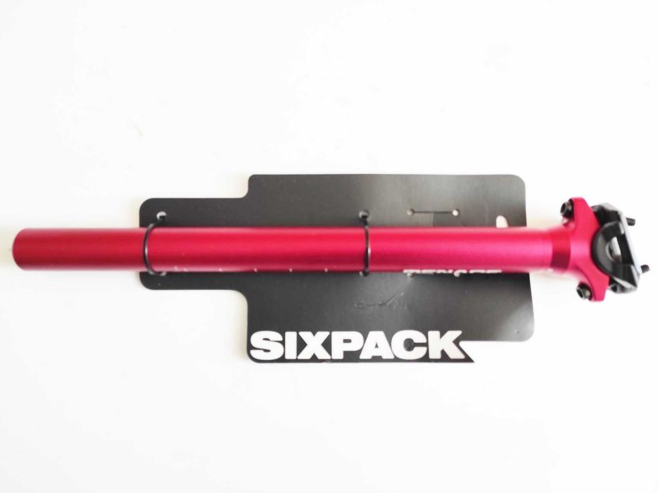 Tija de sa Sixpack Menace 27.2x350mm rosie, noua